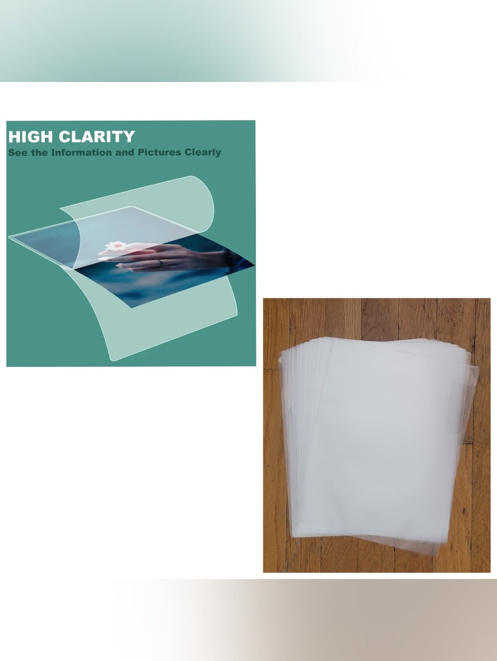 CLEAR Protective Laminating Pouches